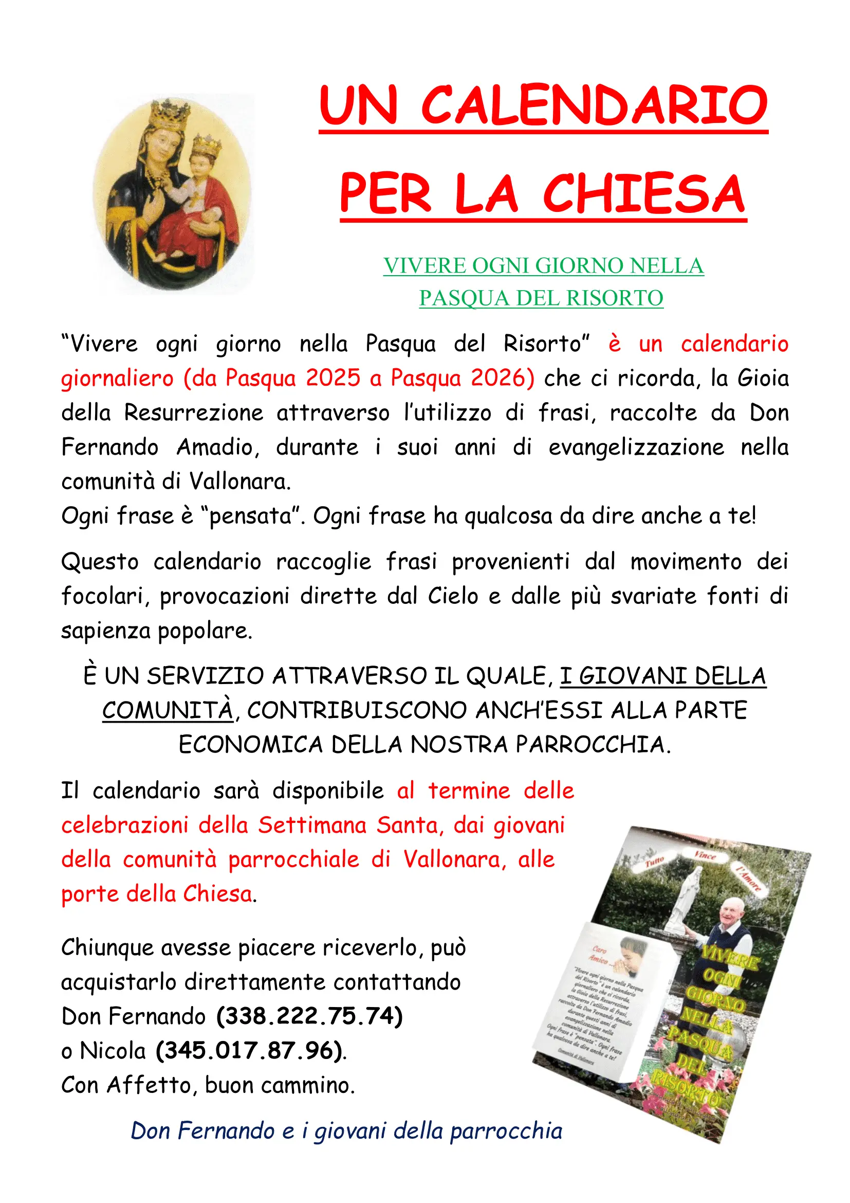 locandina calendario pasquale